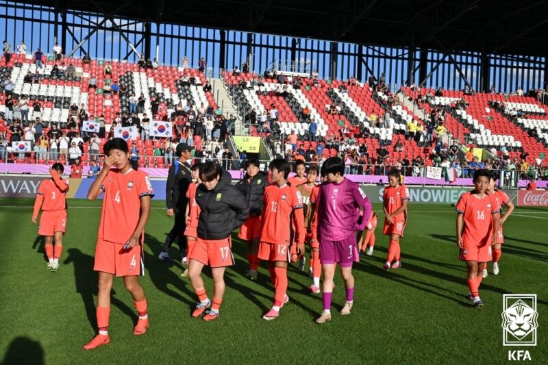 U-20女子サッカーW杯、韓国はベスト8で終戦　イタリアに1-3で惜敗