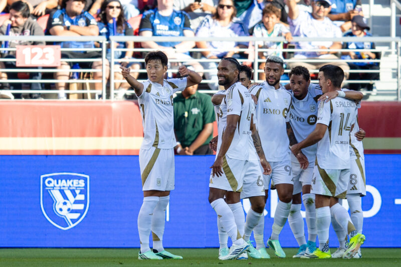 ソン・フンミンが1ゴール1アシストの躍動！LAFC、「フン・ブ」コンビの活躍も数的不利を覆せずサンノゼと2-2ドロー