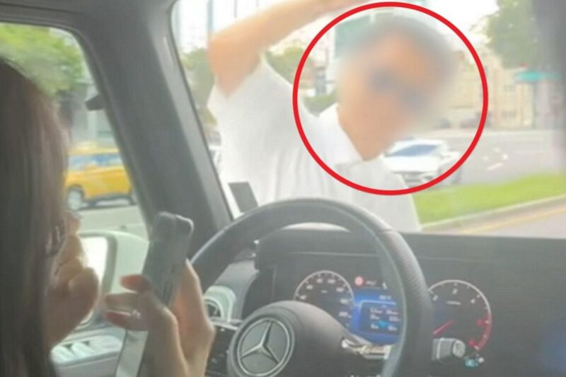 「ここが韓国？」…道路の真ん中に“銃”が出現し騒然