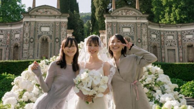 Perfume西脇綾乃、イタリアでの挙式写真を公開！ポーター社長との結婚とメンバーの絆