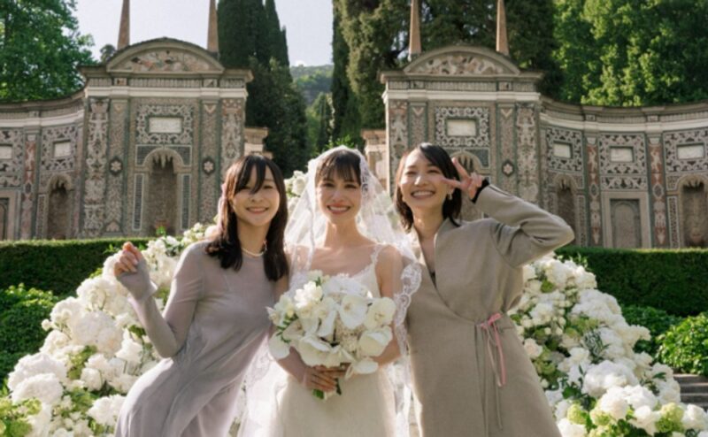 Perfume西脇綾乃、イタリアでの挙式写真を公開！ポーター社長との結婚とメンバーの絆