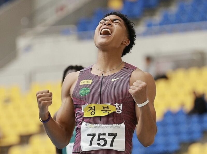 「韓国陸上100m準決勝」ジョエルジン=タイフー「ヤギの少年」だった…10年ぶりに再会