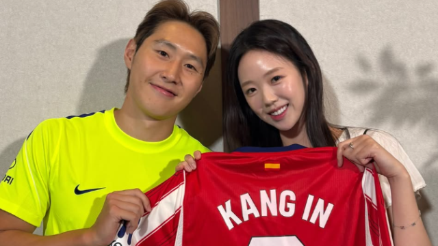 チ・イェウンがサッカー代表イ・ガンインとの豪華ツーショットを公開！秋夕の意外な交流が話題に