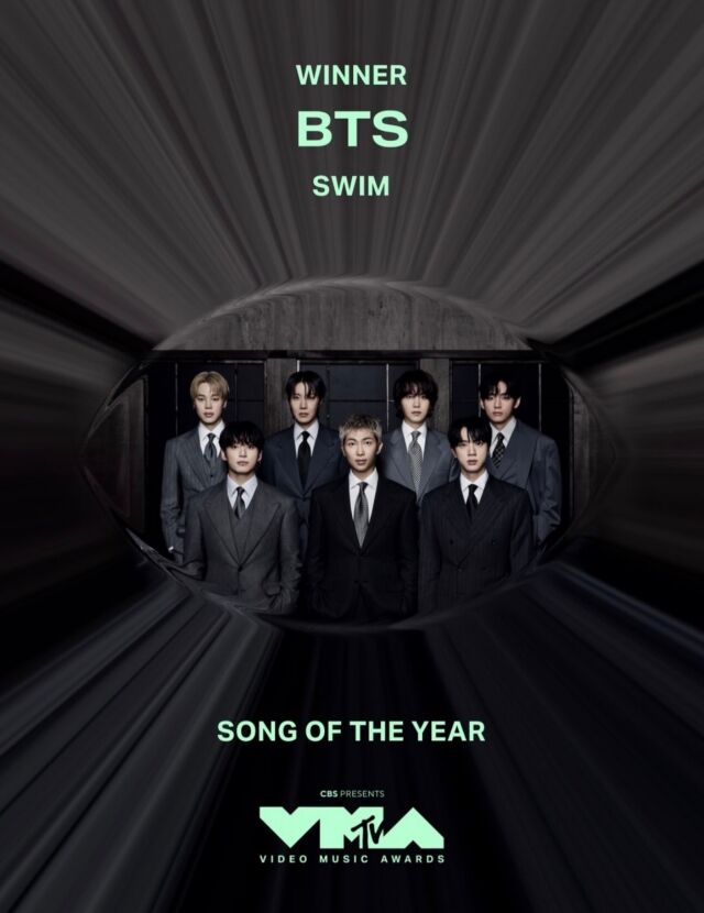 BTSが米MTV VMAで3冠達成！「今年のソング」をK-POPグループとして初受賞