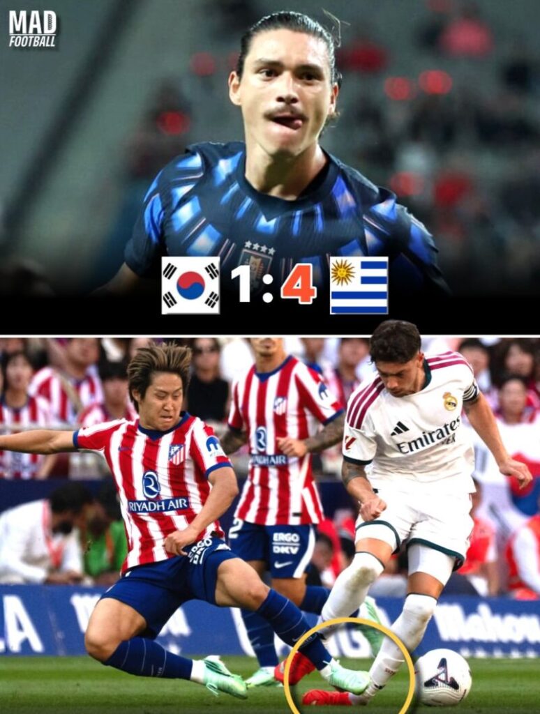 ウルグアイが韓国代表に4-1で圧勝、イ・ガンインへの「報復」という噂が浮上した背景