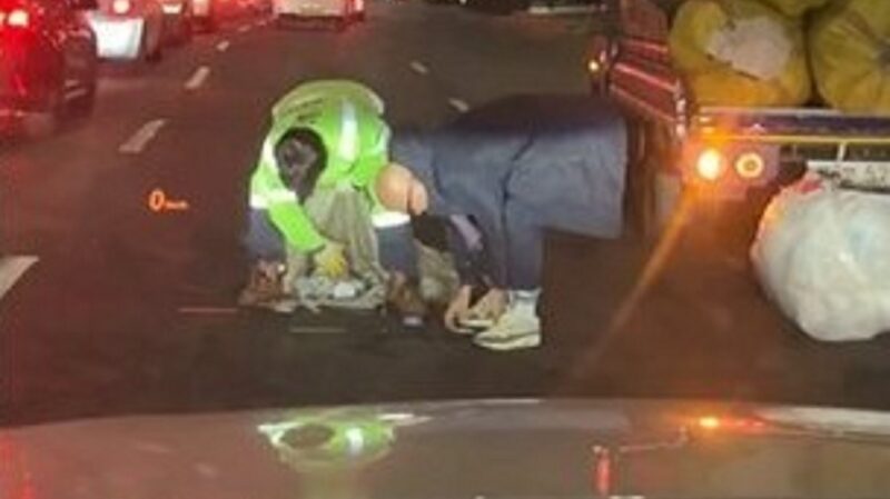 路上に散乱するゴミを素手で回収―韓国トップタレントがとった感動的な行動の真相