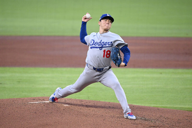 ドジャース山本由伸がNLDSで快投！7回1失点10奪三振でエース対決を制しシリーズ王手に貢献