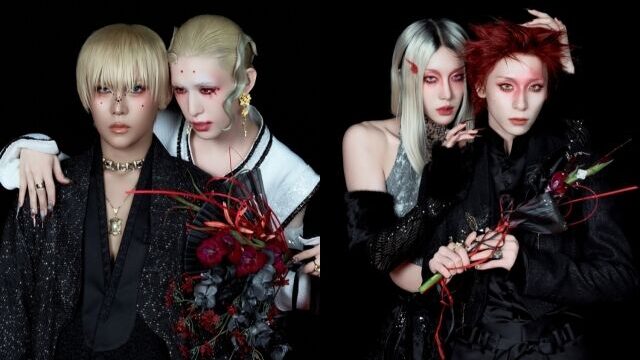ジェンダーレスグループXLOV、3rdミニアルバム『i=!』コンセプトフォト第2弾を公開！闇と赤が魅せる斬新なビジュアル