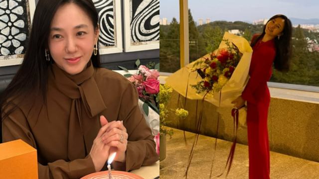 54歳のパク・チュミ、豪華な誕生日パーティーで変わらぬ美貌を披露