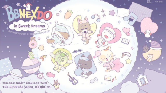 BOYNEXTDOOR公式キャラ「プネクド」が再び！ザ・ヒュンダイ・ソウルでポップアップ開催決定
