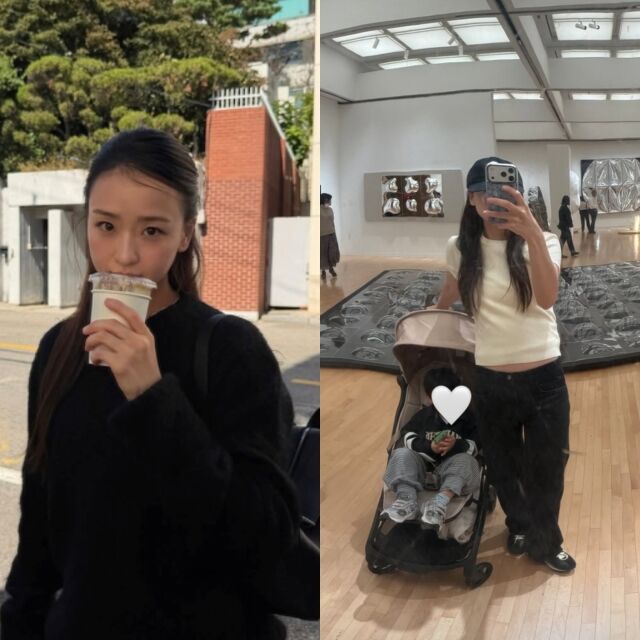 ソン・ヨンジェ、愛息子と美術館デートを満喫…変わらぬスタイルと息子の成長が話題に