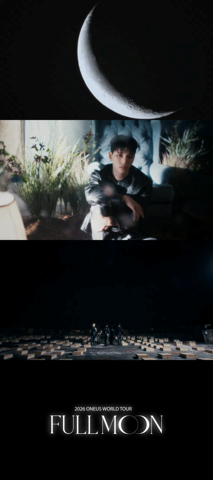 ONEUS、完全体ワールドツアー「FULL MOON」開催決定―世界を巡る躍動のステージへ